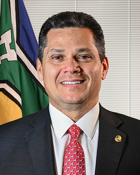 Foto oficial de Davi Alcolumbre